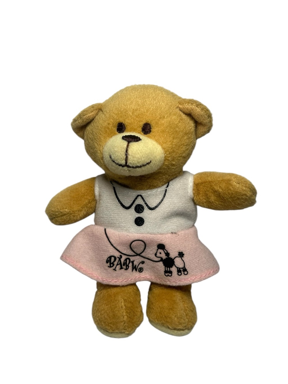 McDonald's Build A Bear Read Teddy Poodle Skirt Number 4 From 2006